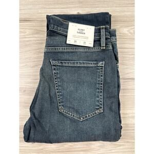 Flint‎ and Tinder All American Stretch Denim Straight Fit Dark Overdye Jeans